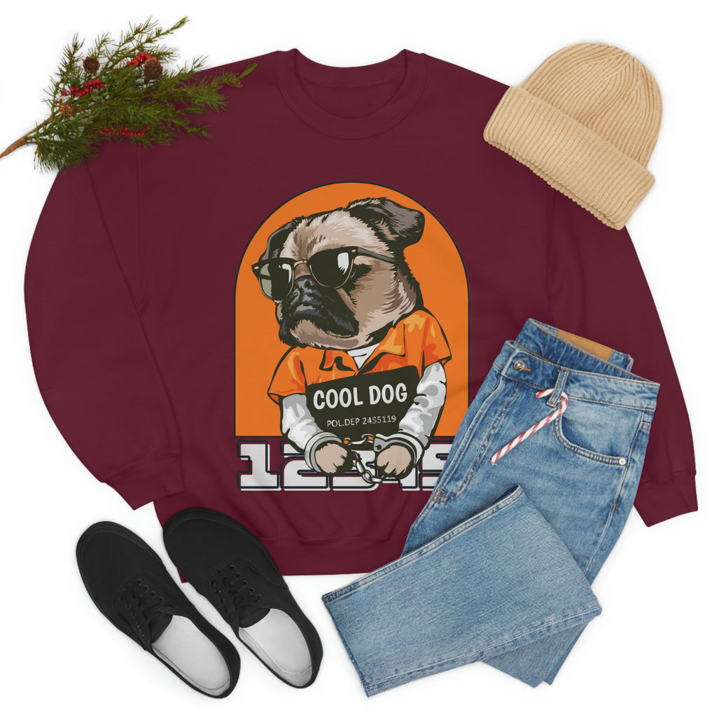 Cool Dog Unisex Heavy Blend™ Crewneck Sweatshirt POD