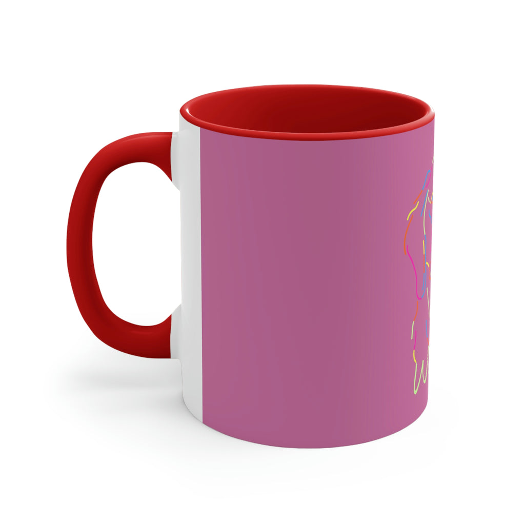 Neon Dog Accent Coffee Mug, 11oz (POD)