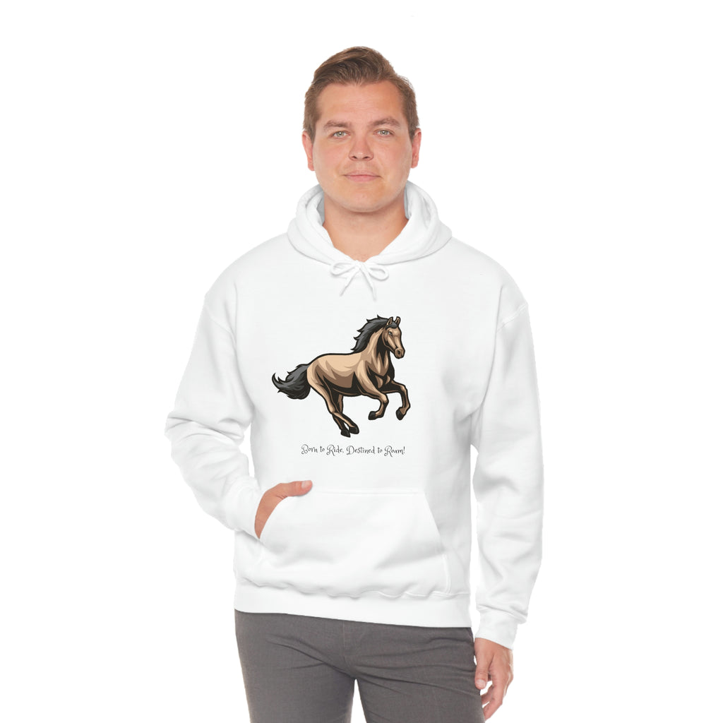 Born to Ride Horse POD Unisex Heavy Blend™ Hooded Sweatshirt