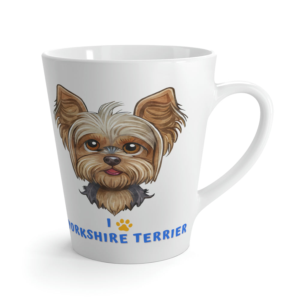 I love my Yorkshire Terrier Dog POD Latte Mug