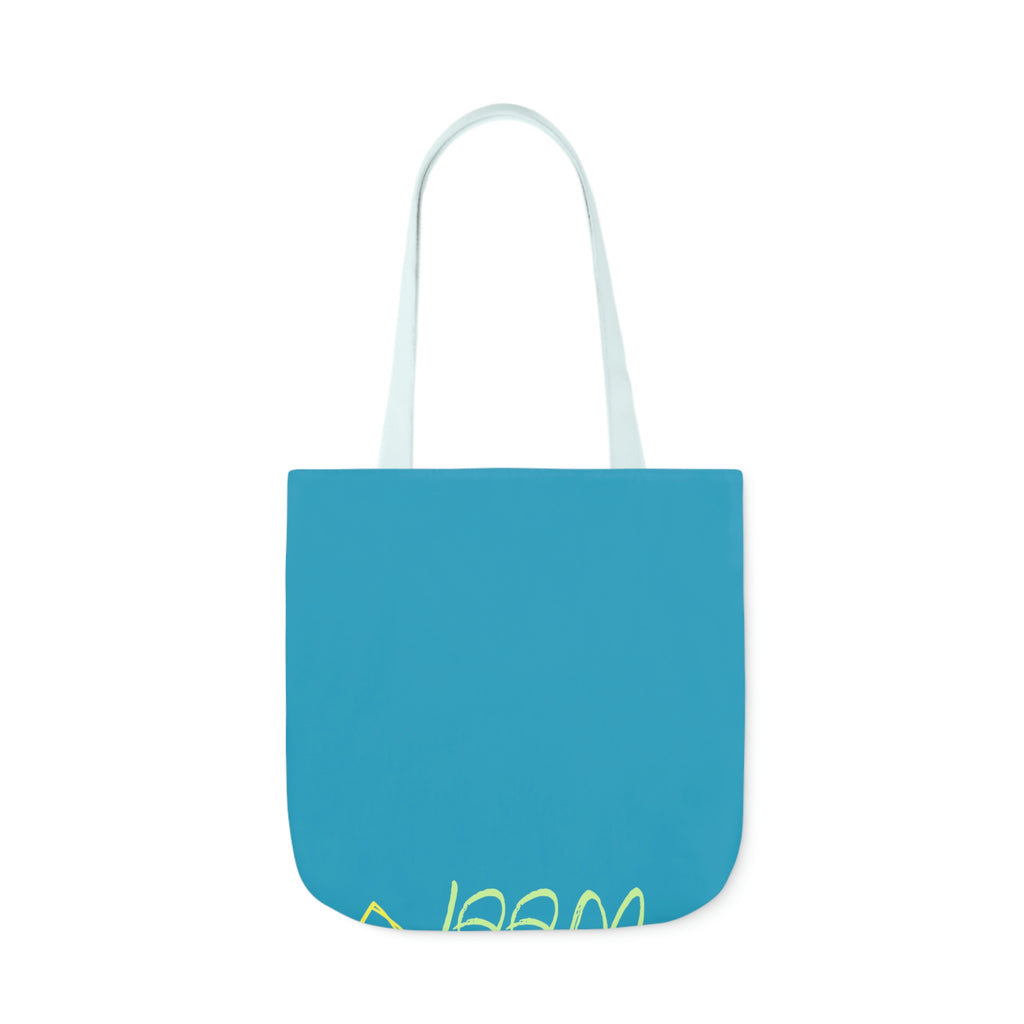 Neon Dog POD Polyester Canvas Tote Bag (AOP)