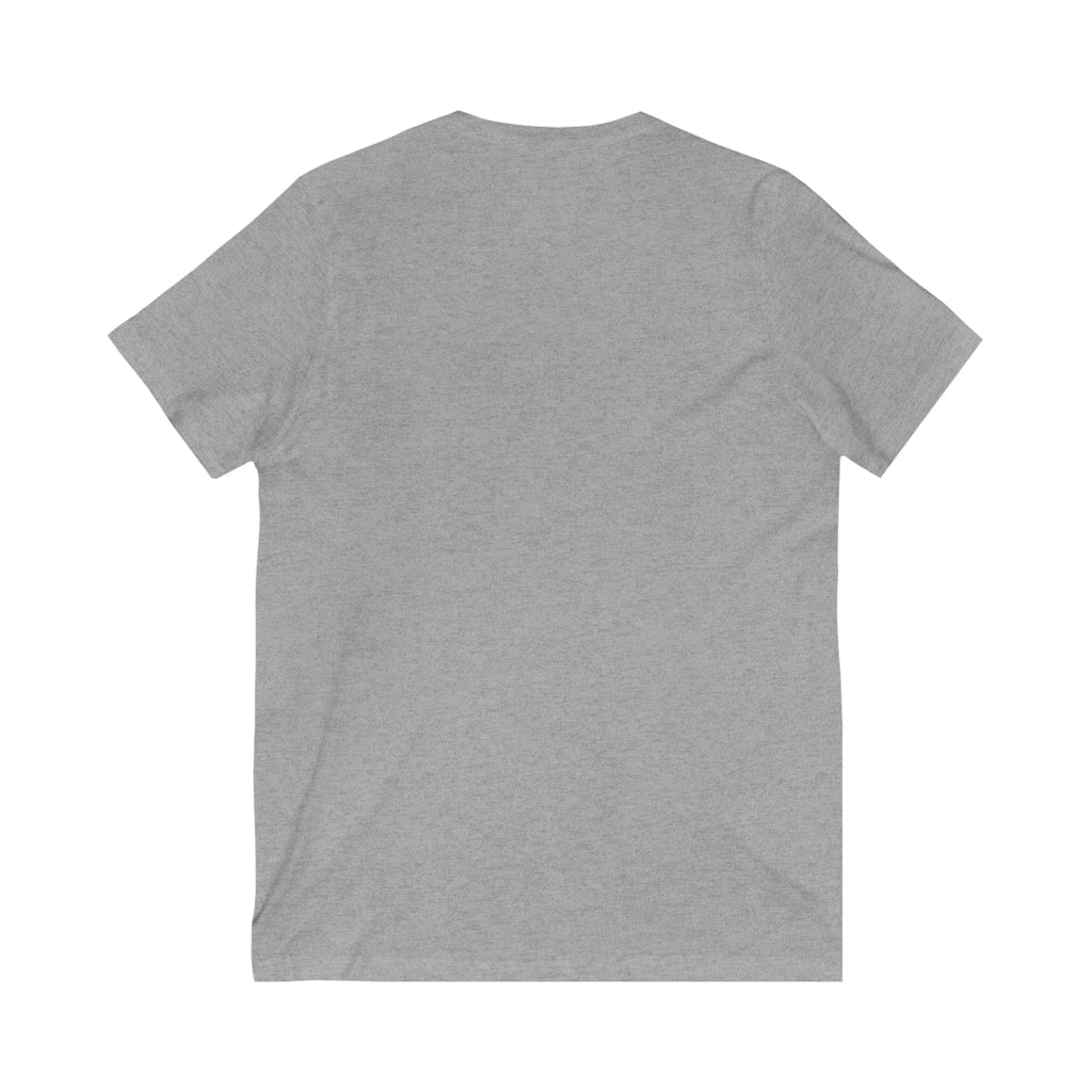 Paws! Life is Better With Dogs POD Dog Unisex Jersey Short Sleeve V-Neck Tee