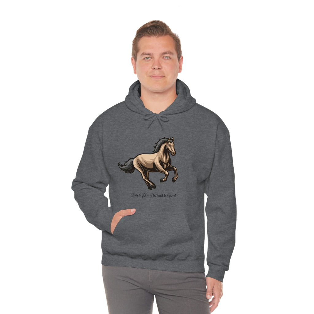 Born to Ride Horse POD Unisex Heavy Blend™ Hooded Sweatshirt