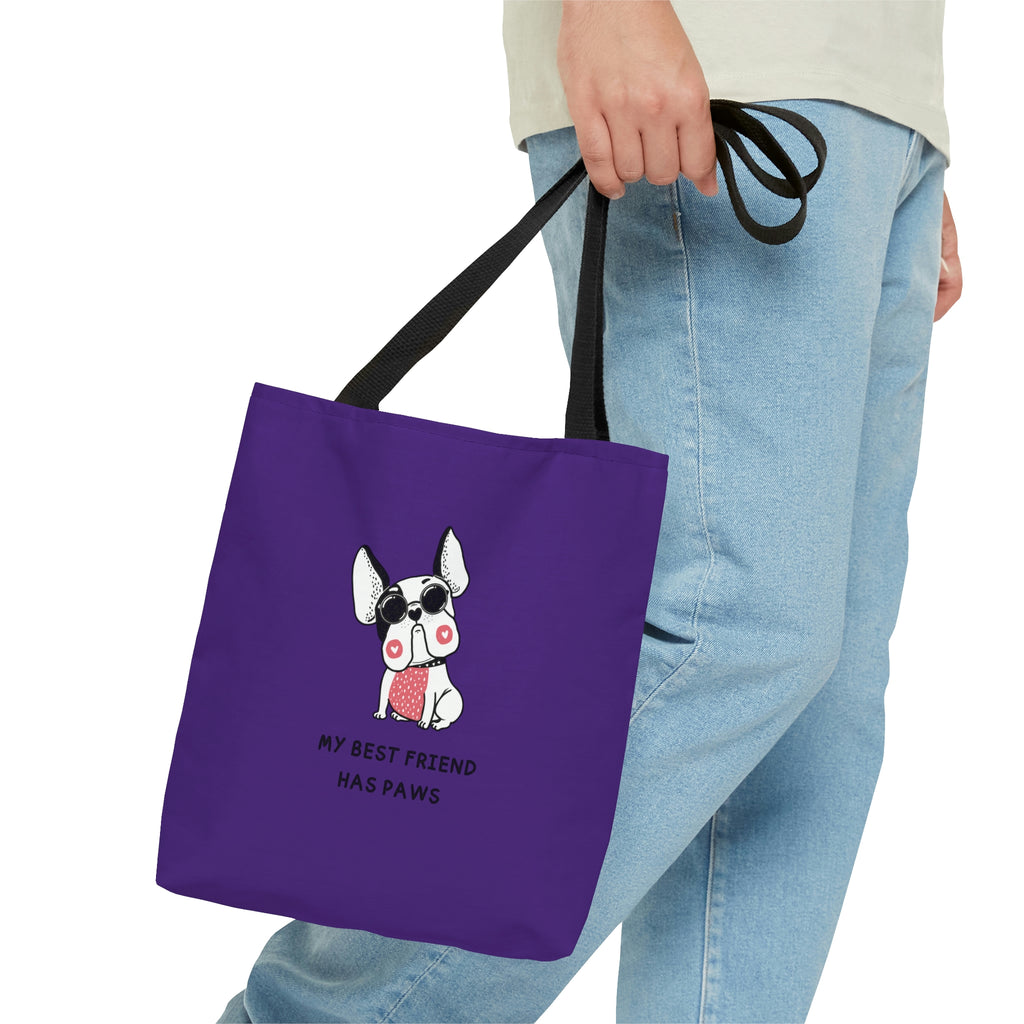 My Bestfriend Has Paws Dog POD Tote Bag (AOP)