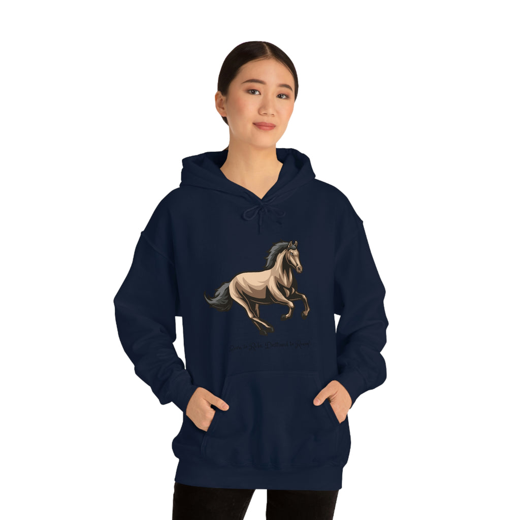 Born to Ride Horse POD Unisex Heavy Blend™ Hooded Sweatshirt