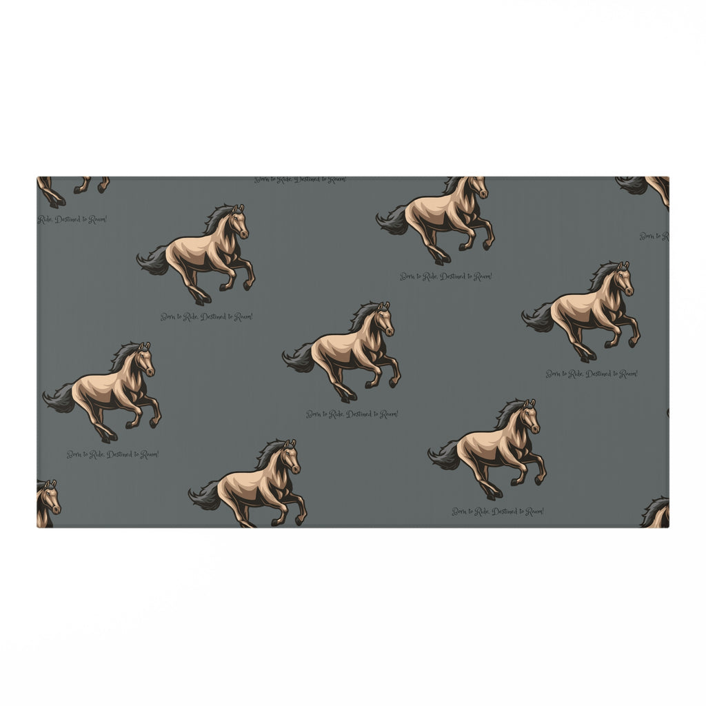 Born to Ride Horse POD Dornier Rug