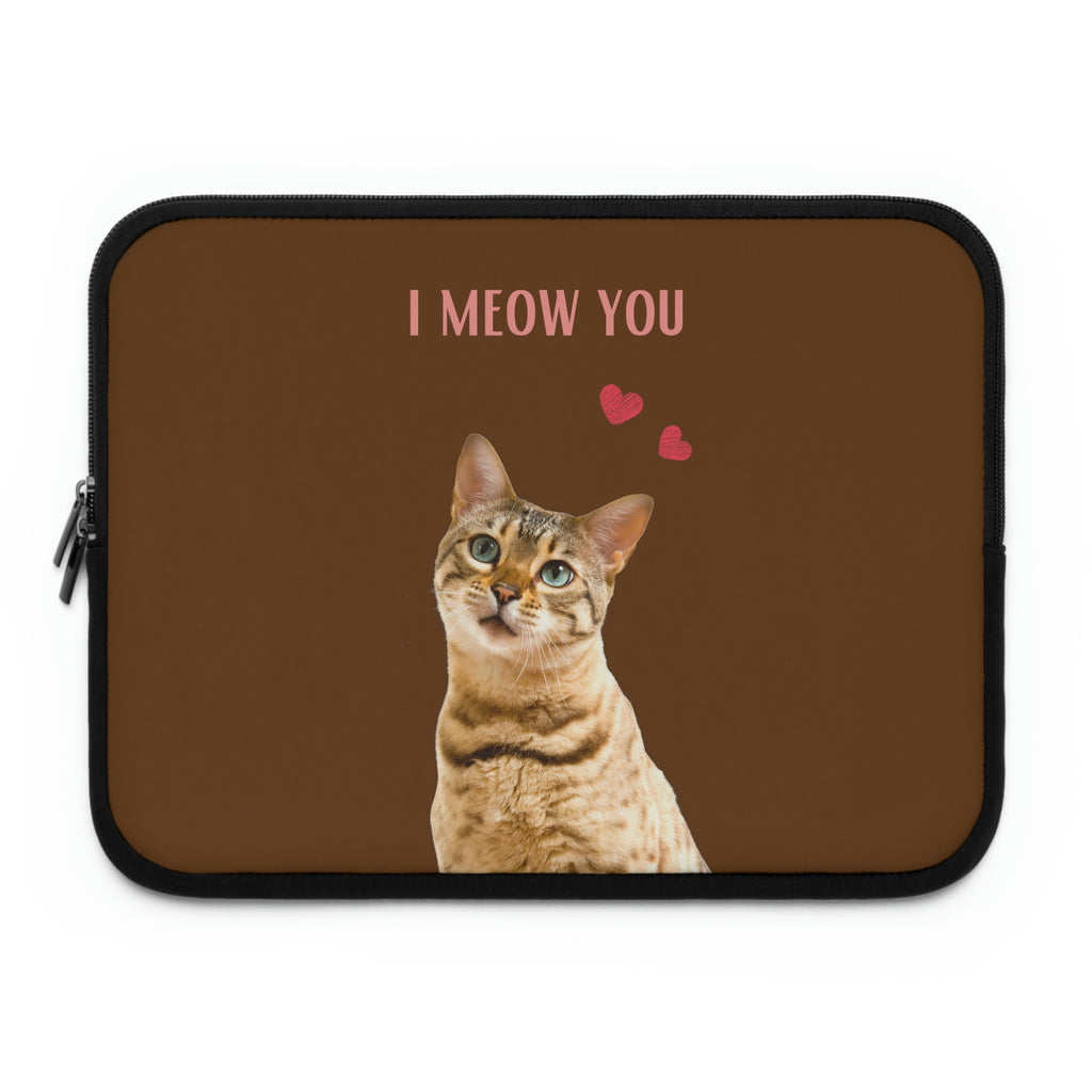 I Meow You Cat POD Laptop Sleeve