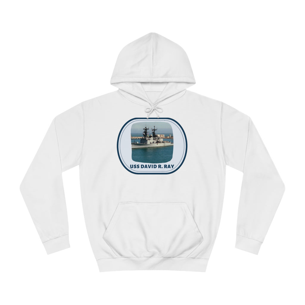 USS David R. Ray United States Ships POD Unisex College Hoodie