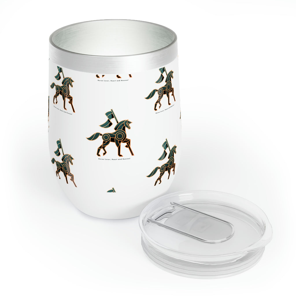 Horse Lover Hooves POD Chill Wine Tumbler