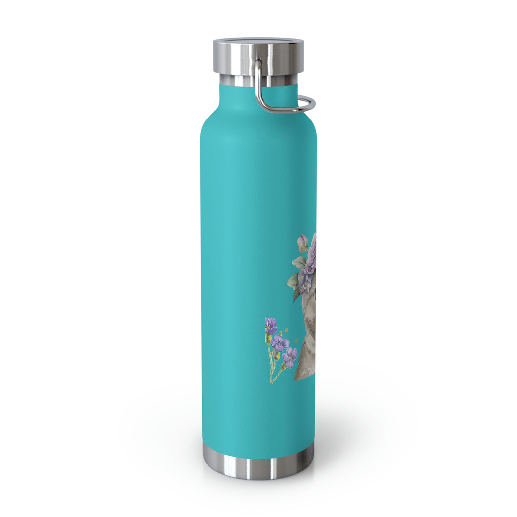 Meow Cat POD Copper Vacuum Insulated Bottle, 22oz