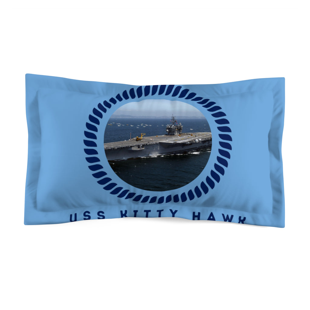 USS Kitty Hawk (CV-63) United States Ships POD Microfiber Pillow Sham