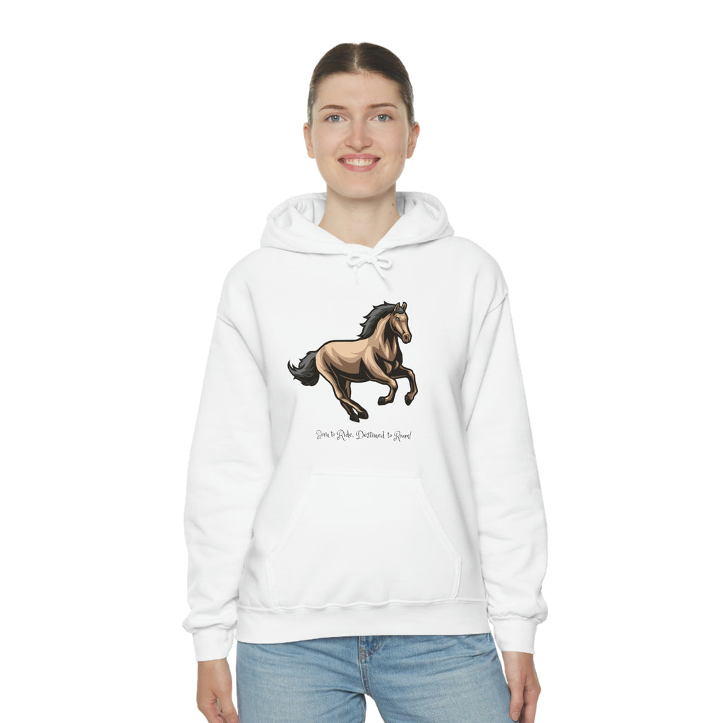 Born to Ride Horse POD Unisex Heavy Blend™ Hooded Sweatshirt