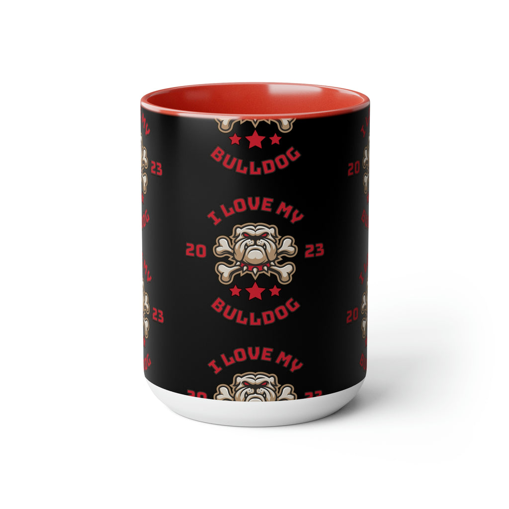 I love my Bulldog Dog POD Two-Tone Coffee Mugs, 15oz