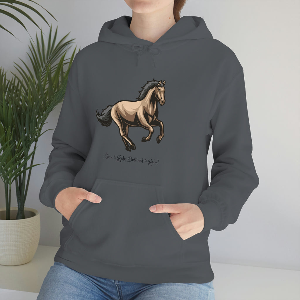 Born to Ride Horse POD Unisex Heavy Blend™ Hooded Sweatshirt