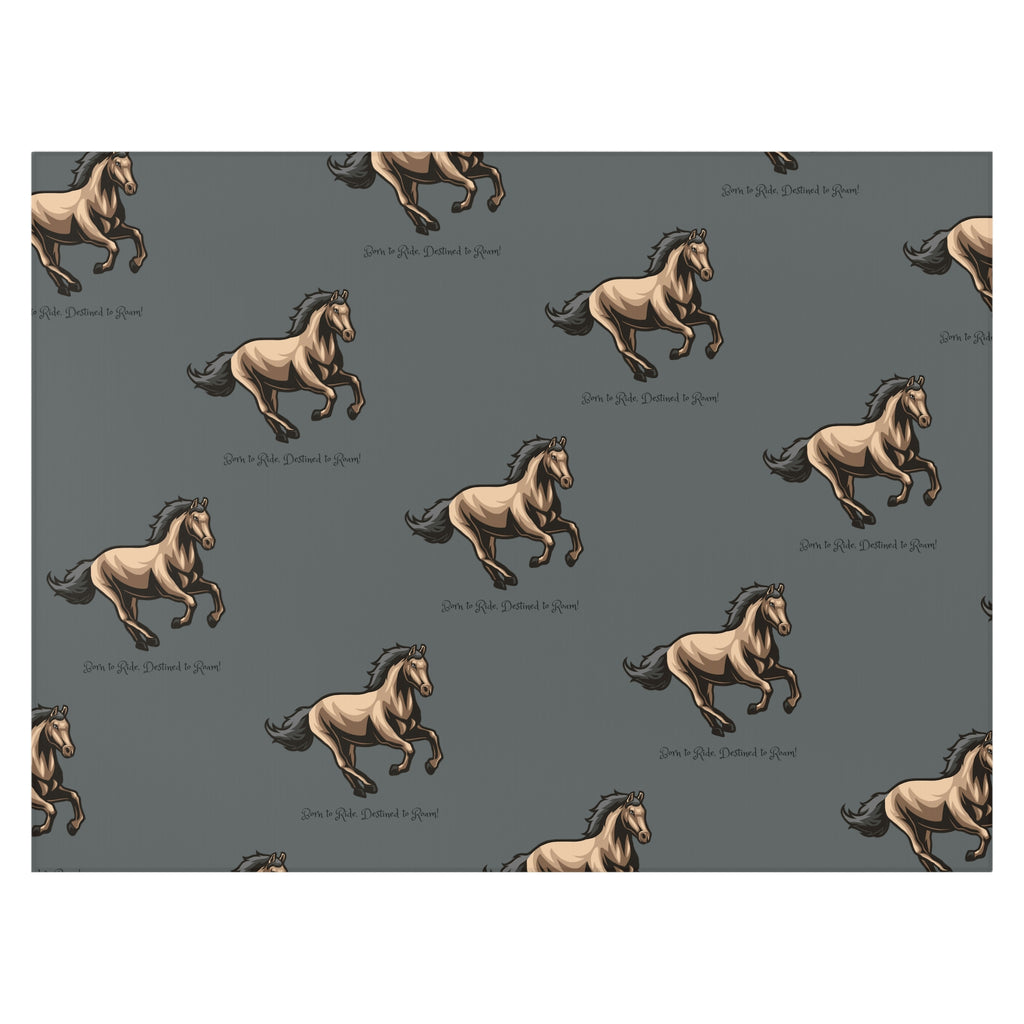 Born to Ride Horse POD Dornier Rug