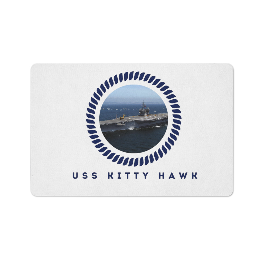 USS Kitty Hawk (CV-63) United States Ships POD Floor Mat