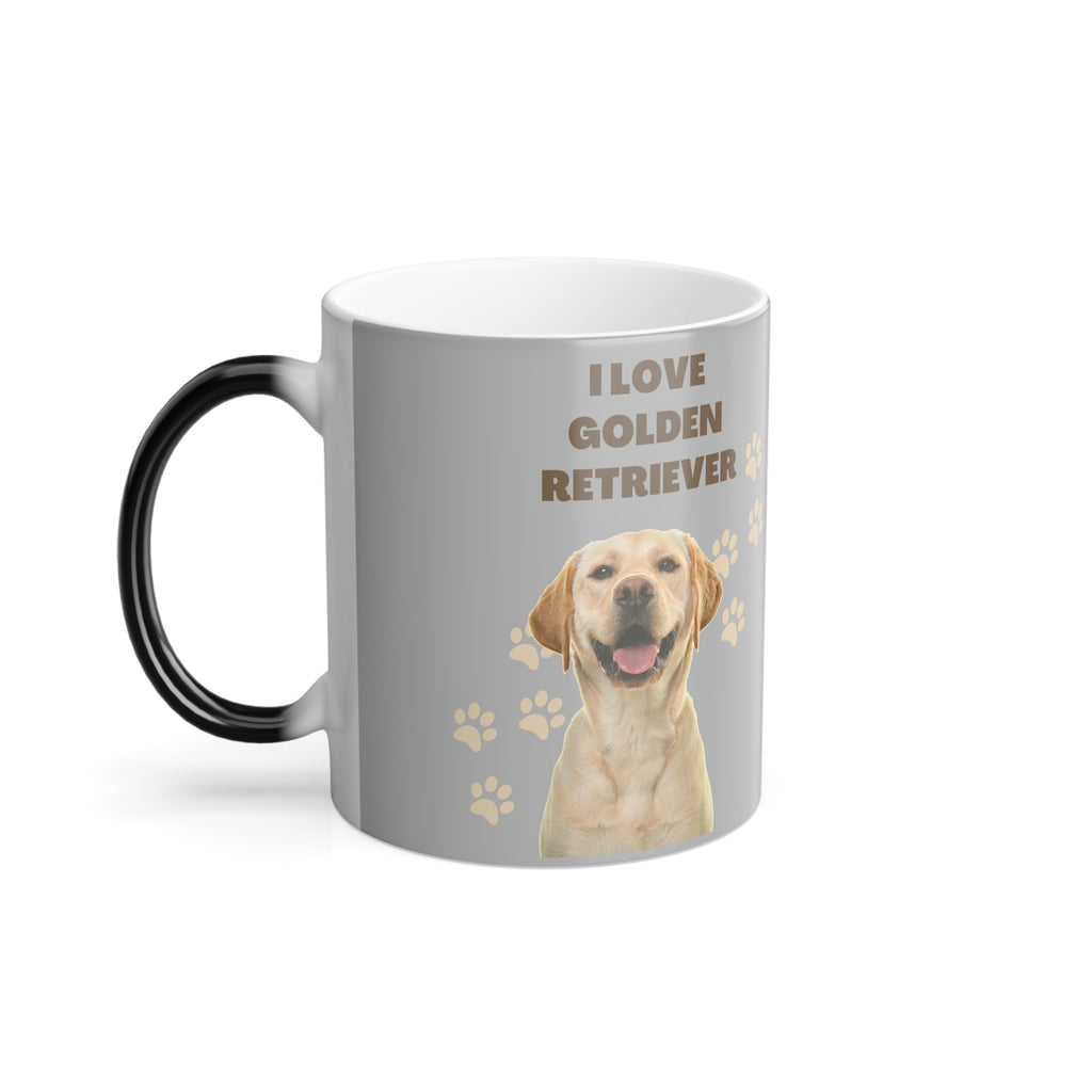 I love my Golden Retriever Dog POD Color Morphing Mug, 11oz