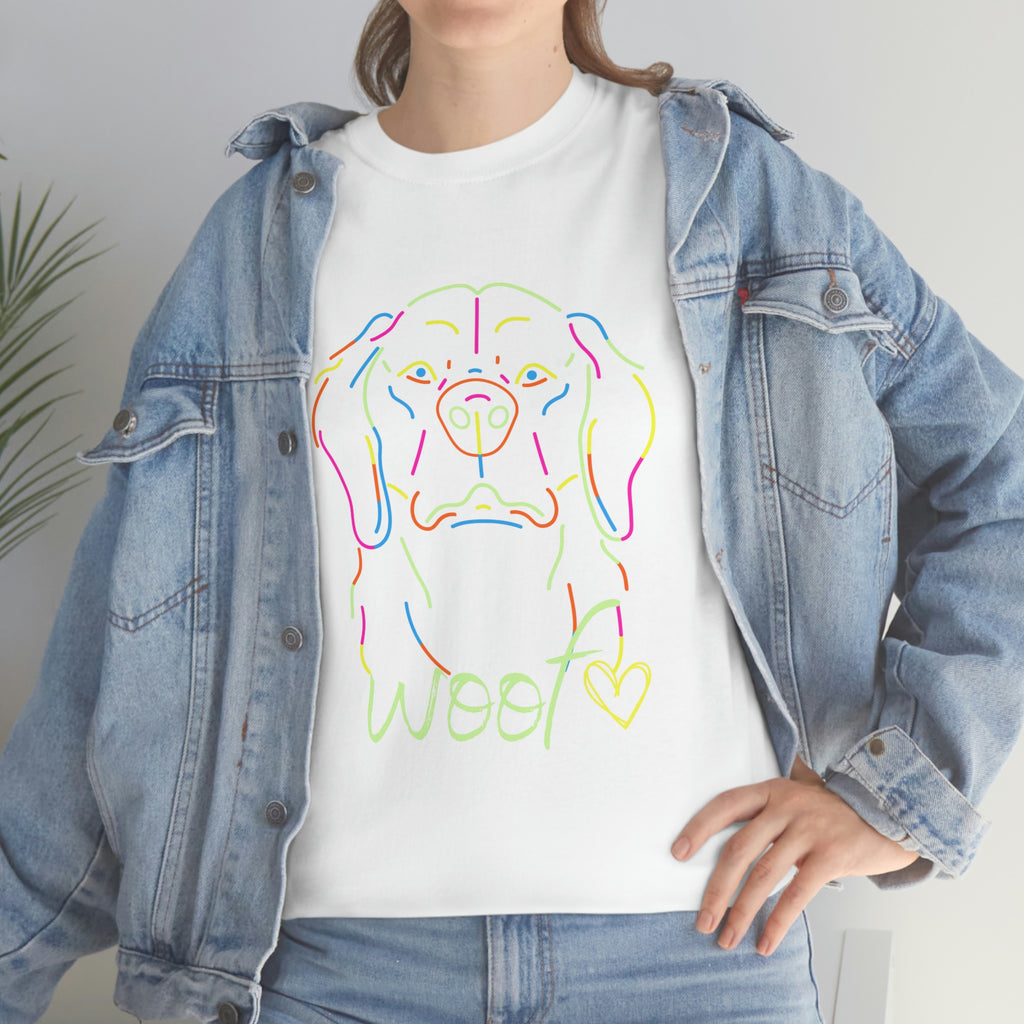 Neon Dog Unisex Heavy Cotton Tee