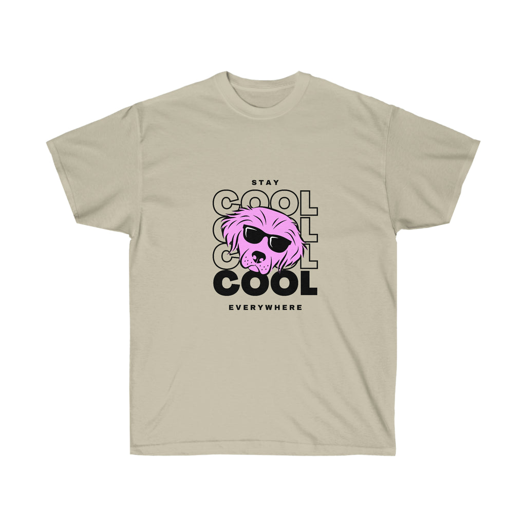 Cool Dog Everywhere POD Unisex Ultra Cotton Tee