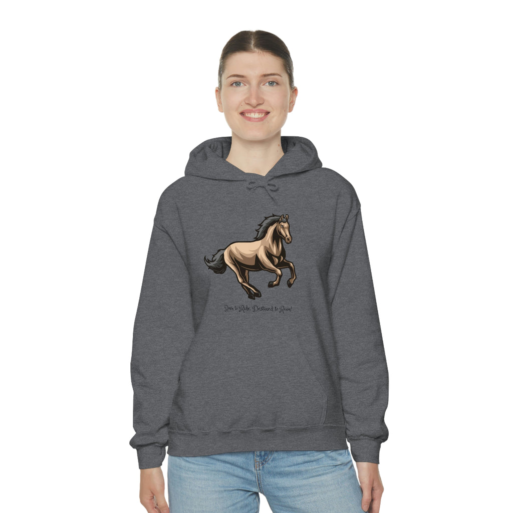 Born to Ride Horse POD Unisex Heavy Blend™ Hooded Sweatshirt