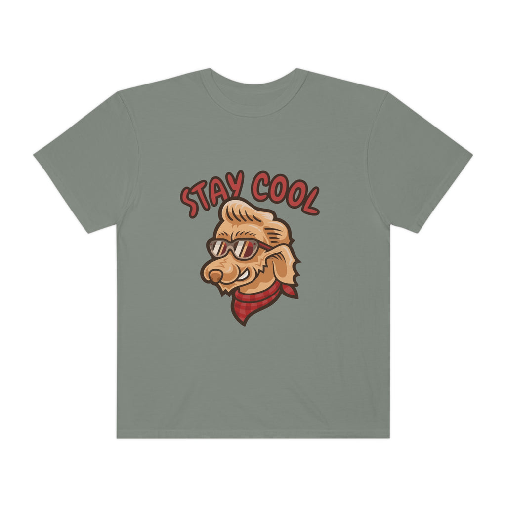 Stay Cool Dog POD Unisex Garment-Dyed T-shirt
