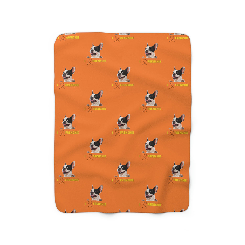 I love my French Bulldog Dog POD Sherpa Fleece Blanket