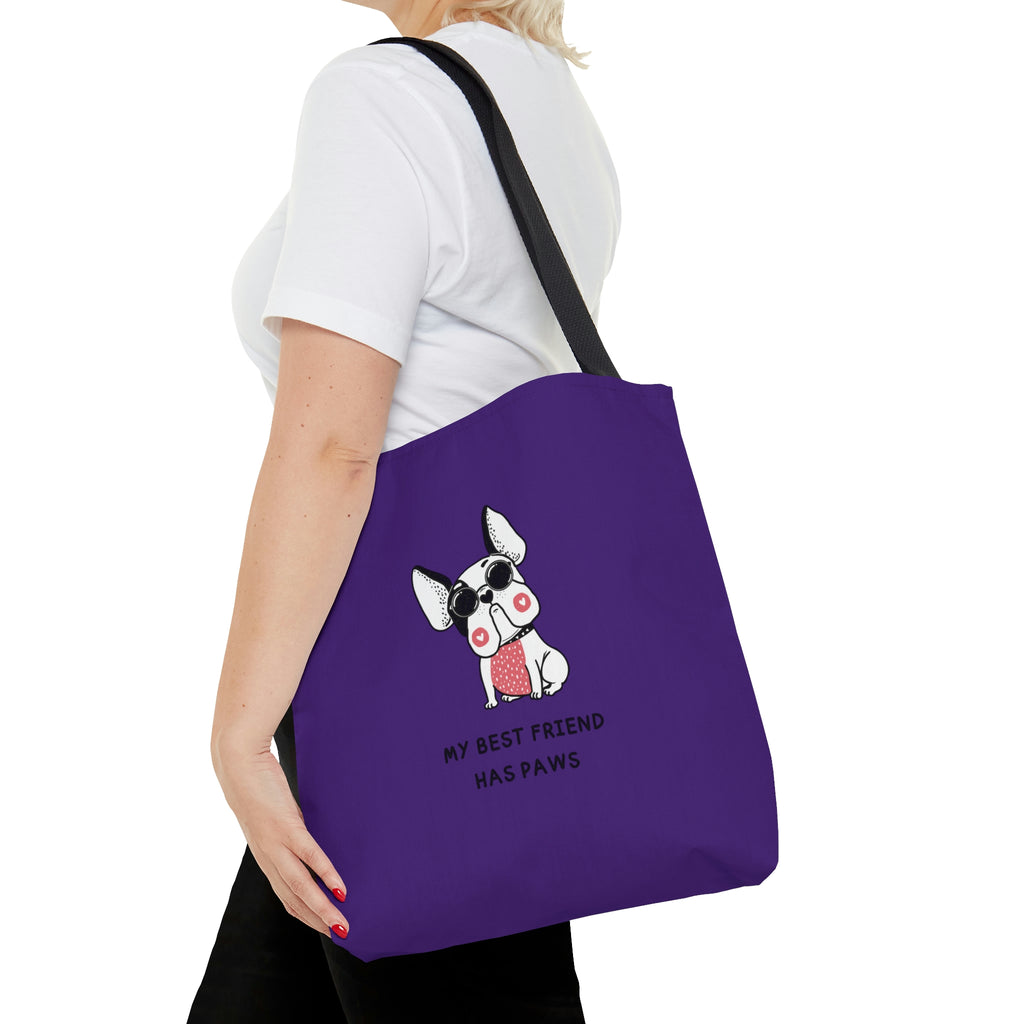 My Bestfriend Has Paws Dog POD Tote Bag (AOP)