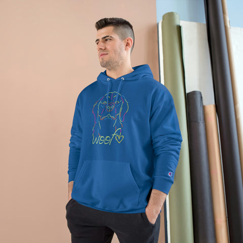 Neon Dog Champion Hoodie POD