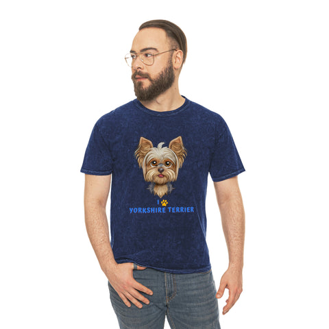 I love my Yorkshire Terrier Dog POD Unisex Mineral Wash T-Shirt