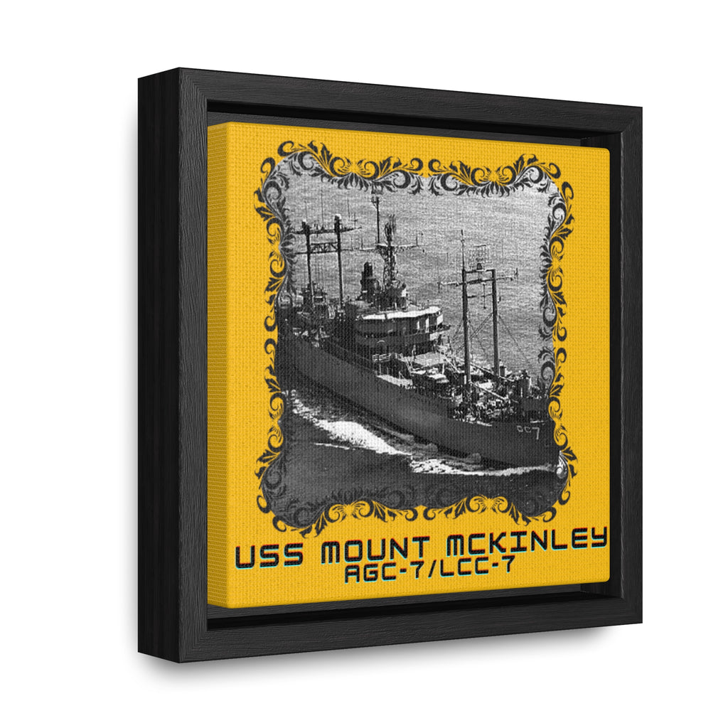 USS Mount Mckinley AGC-7/lcc-7 United States Ship POD Gallery Canvas Wraps, Square Frame