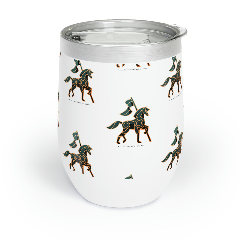 Horse Lover Hooves POD Chill Wine Tumbler