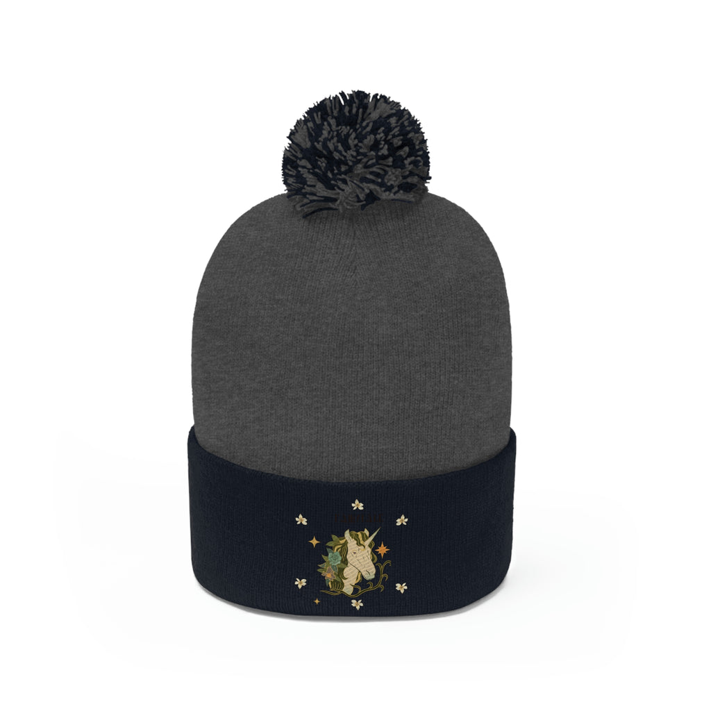 Fairytale Horse POD Pom Pom Beanie