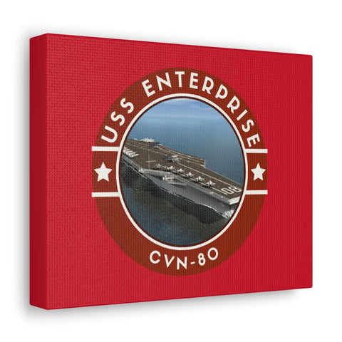 USS Enterprise CNV-80 United States Ships POD Canvas Gallery Wraps