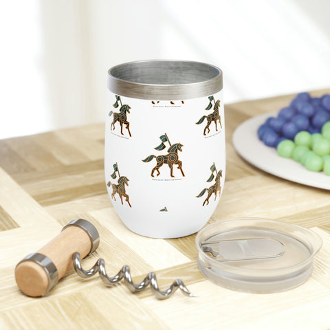 Horse Lover Hooves POD Chill Wine Tumbler