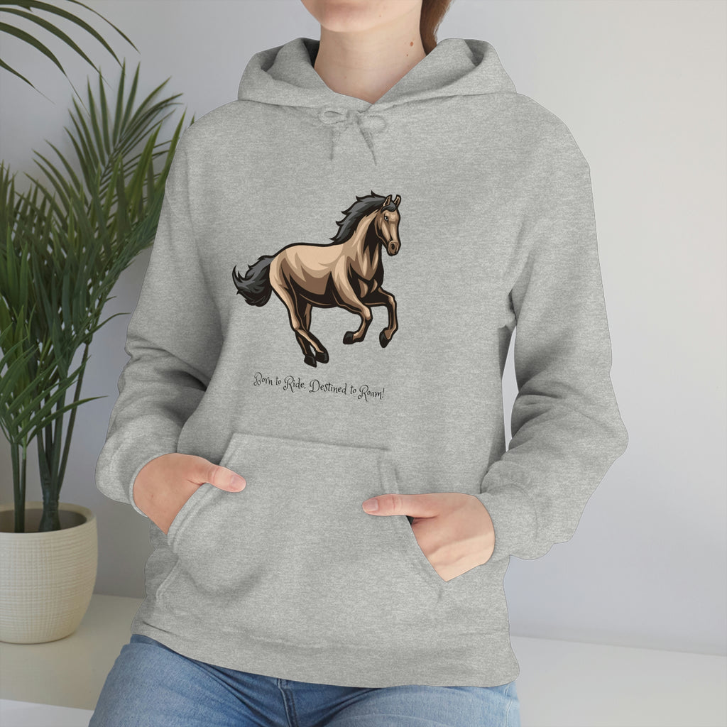 Born to Ride Horse POD Unisex Heavy Blend™ Hooded Sweatshirt