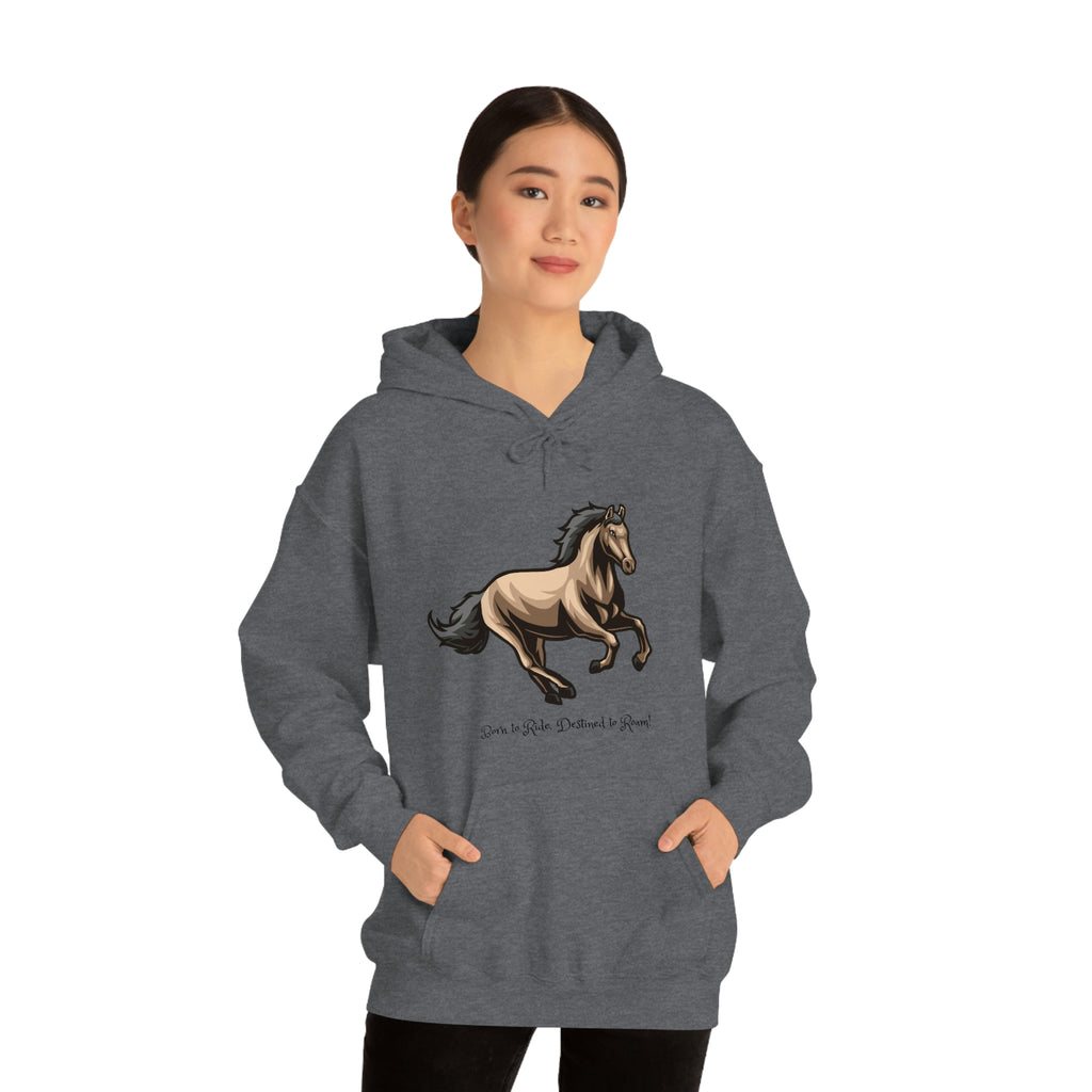 Born to Ride Horse POD Unisex Heavy Blend™ Hooded Sweatshirt