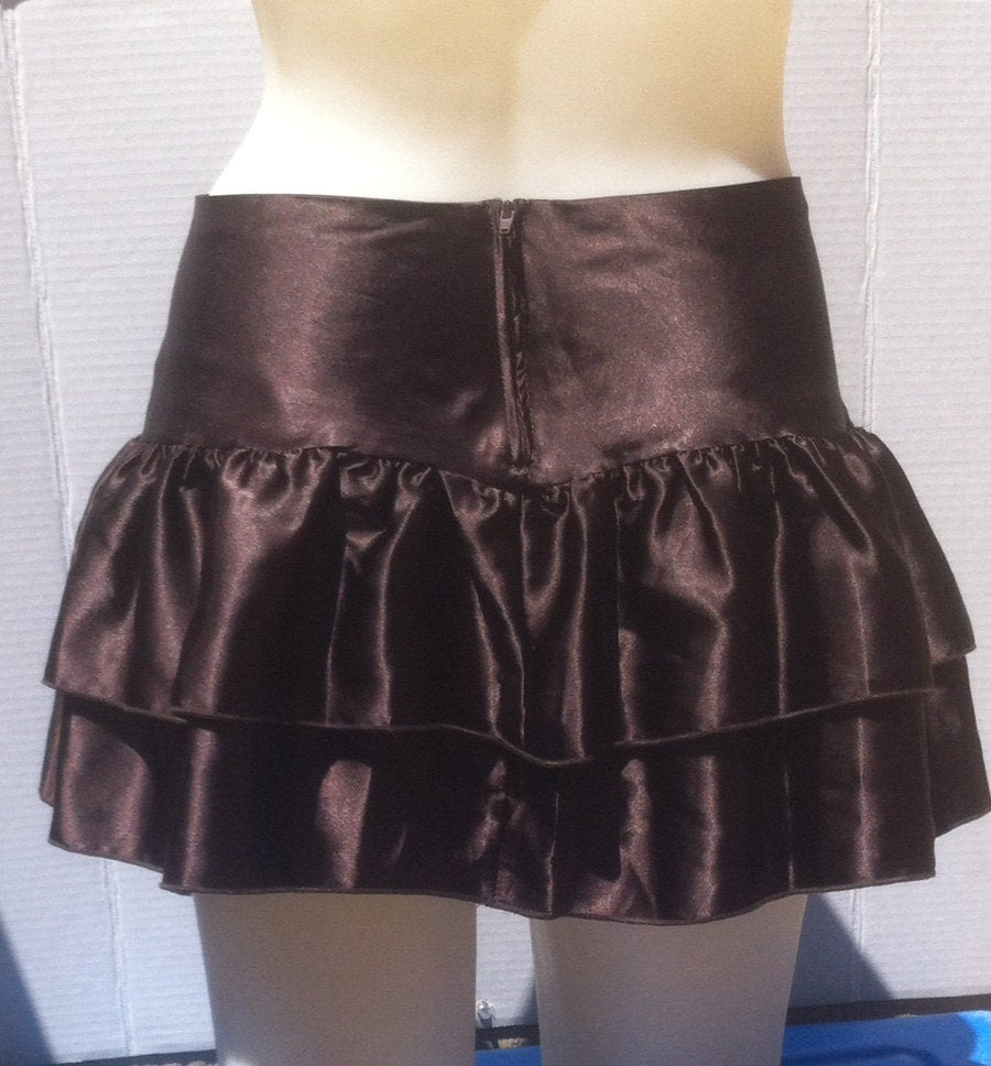 Vintage Shiny 90's Style Sexy Mini Skirt Size S, Made in USA, Chick Girl, Slim Girl, Vintage Girl, Short Skirt, Night Out Skirt, Dancing