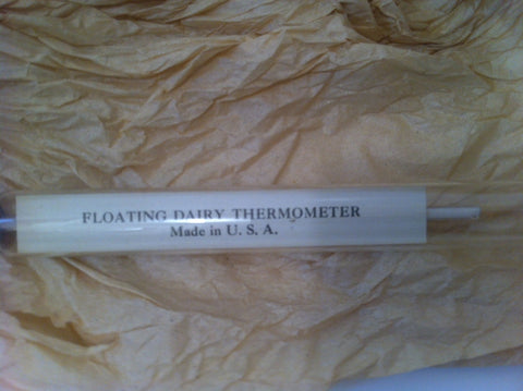 Vintage Floating Dairy Thermometer, Made in USA, Vintage Farming, Dairy Farm, Milk Farm, Dairy Ranch, Milk Processing, Floating Thermometer