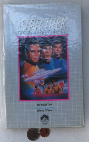 Vintage 1978 VHS Classic Movie, Star Trek, The Collector's Edition, The Naked Time, Balance of Terror