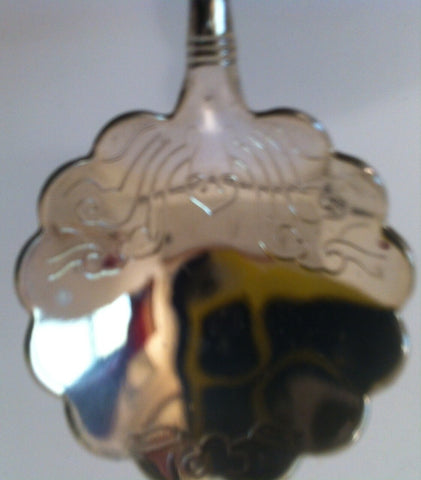 Vintage Metal Collectible Spoon, City Hall Syracuse, New York, Shiny Silver Spoon, the Case looks Faded, but not the Spoon, Nice Quality