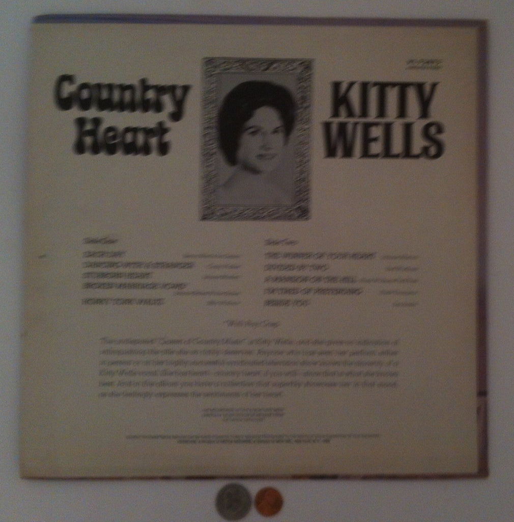 Vintage Country Music Album, Kitty Wells, Country Heart, Each Day, Stubborn Heart, Honky Tonk Waltz, Divided By Two, Country Music Legend