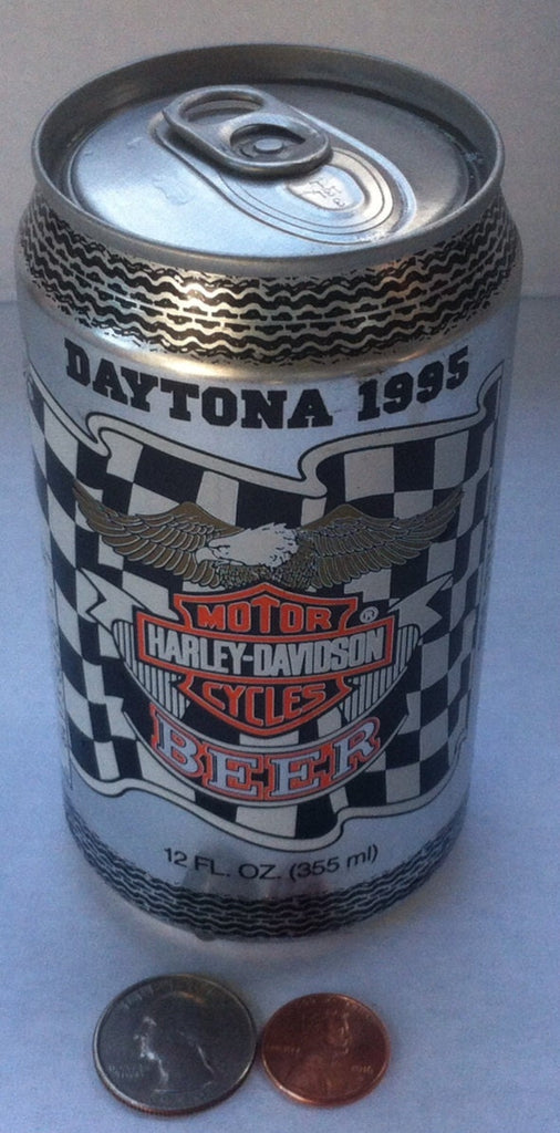 Vintage 1995 Daytona Harley Davidson Beer Can, Collectible Beer Can, Harley Davidson Motorcycles,  Daytona Beach, Cruise the Beach, Biker
