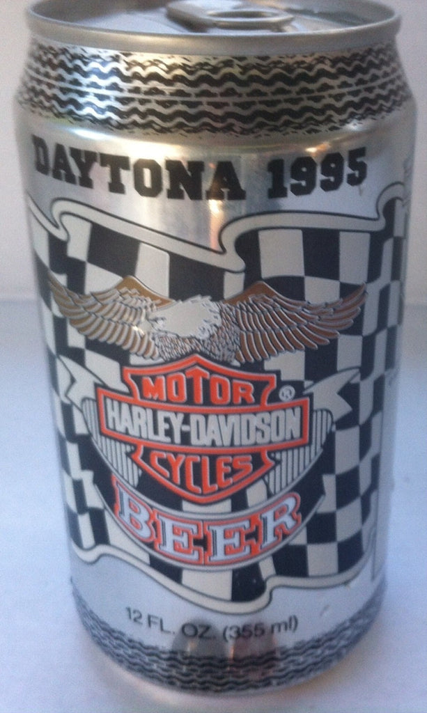 Vintage 1995 Daytona Harley Davidson Beer Can, Collectible Beer Can, Harley Davidson Motorcycles,  Daytona Beach, Cruise the Beach, Biker