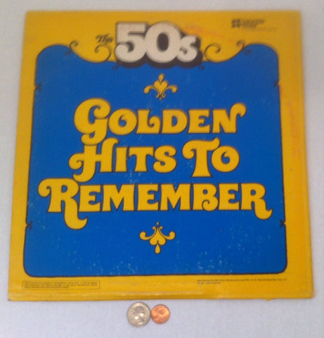 Vintage 50's Golden Hits to Remember, 50's Greatest Love Songs, Double Album Set, 2 Albums Inside Sleeves, Frankie Laine, Tony Bennett, More
