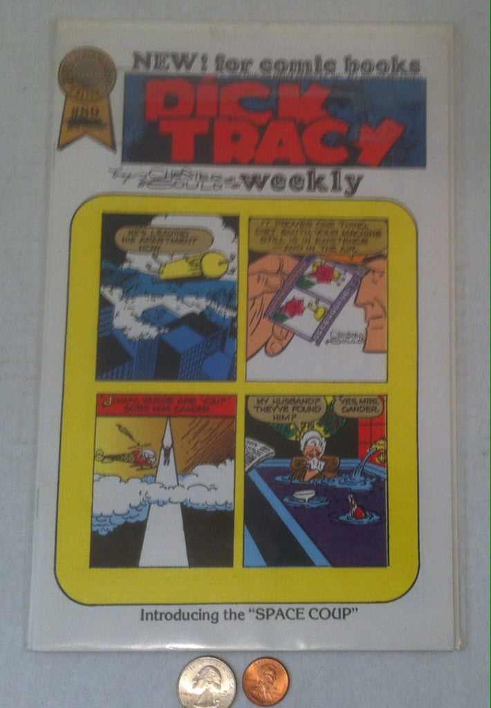 Vintage 1989 Dick Tracy Comic Book, Blackthorne Publishing, Collectible Comic Book, Classic Comics, Funny Papers, Space Coup