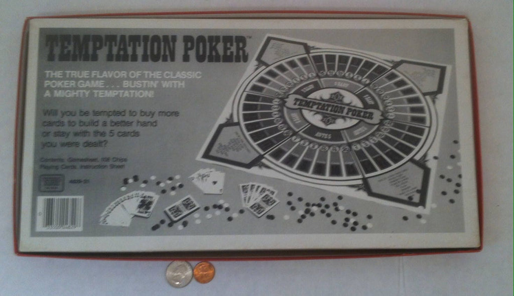 Vintage Temptation Poker Game, Vintage Family Game, Game Night, Card Game, Vintage Family Game