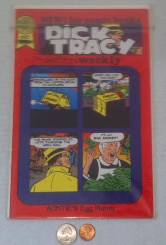 Vintage 1989 Dick Tracy Comic Book, Blackthorne Publishing, Collectible Comic Book, Classic Comics, Funny Papers, Auntie's Egg Money