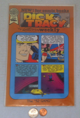 Vintage 1989 Dick Tracy Comic Book, Blackthorne Publishing, Collectible Comic Book, Classic Comics, Funny Papers, The 52 Gang