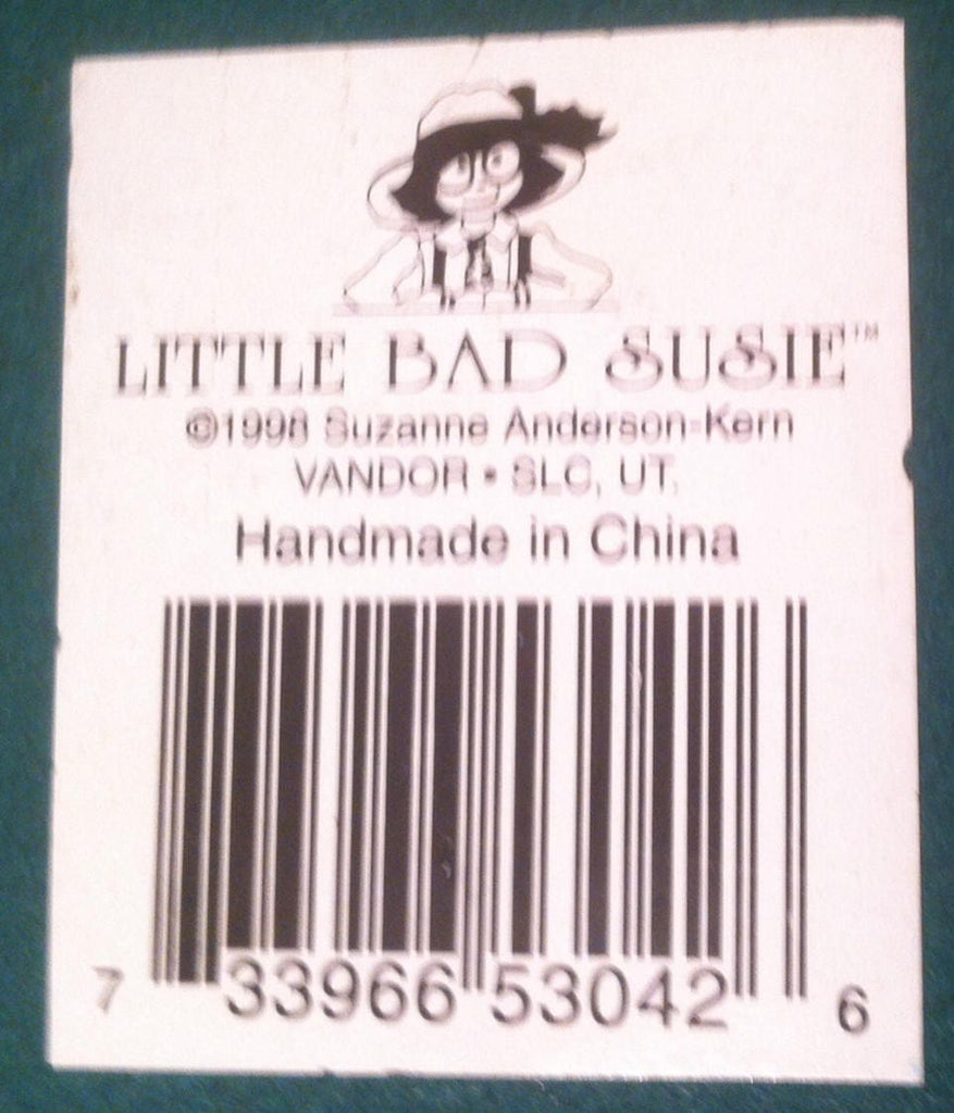 Vintage 1998 Little Bad Susie Serving Tray, Home Decor, Shelf Display, If God Wanted Me To Act Like A  Lady, He Wouldn't Have Created