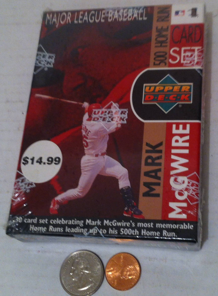Vintage 1999 Unopened Mark McGuire's 500 Home Run, Upper Deck, 30 Card Set, Commemorative Cards, Baseball Cards, Sports, Home Runs